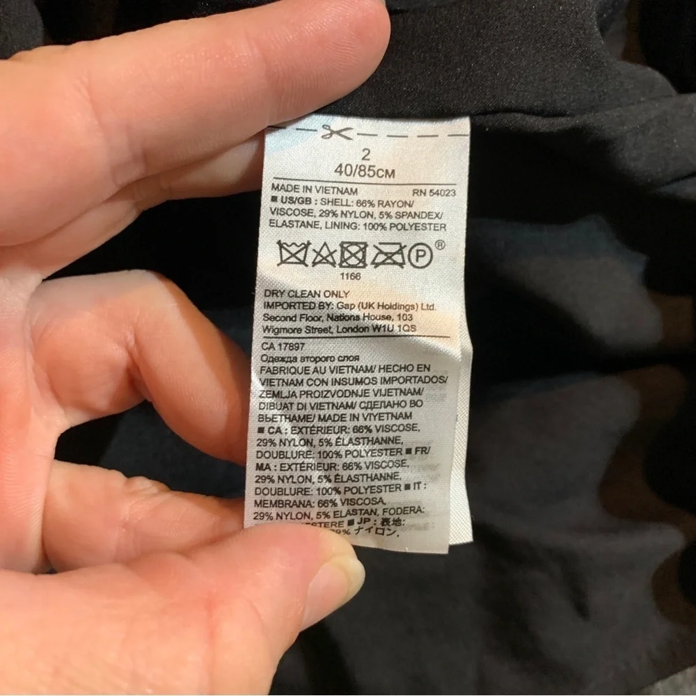 Banana republic // Grey faux wrap mini skirt size 2